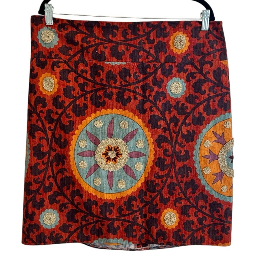 Sevier Skirts Tapestry Medallion Skirt Size Large